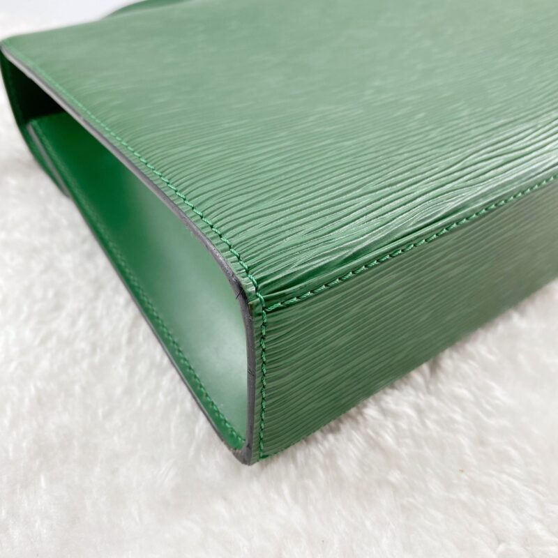Louis Vuitton Green Leather Marlesherbes Bag AWE - Image 8