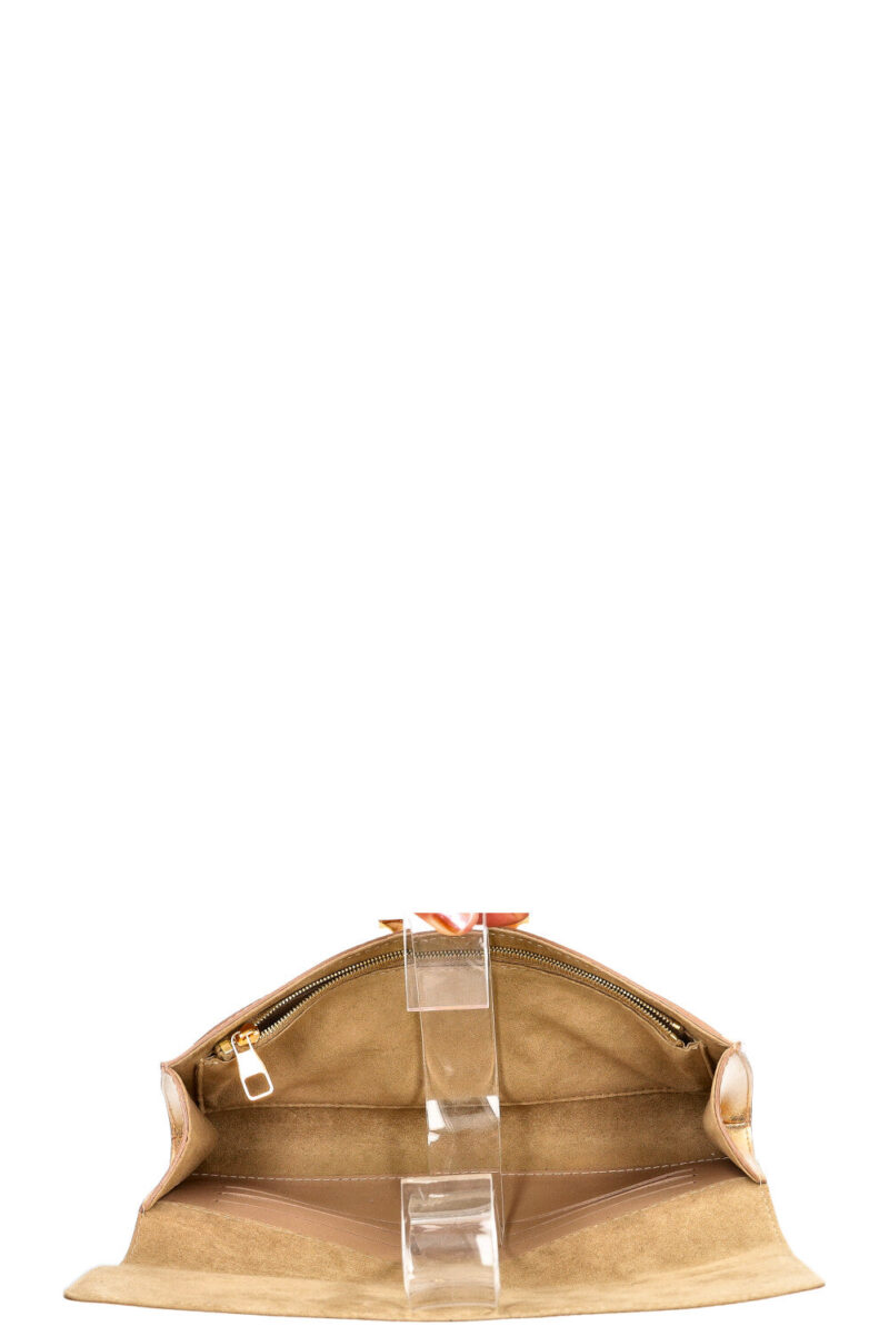 LOUIS VUITTON Louise Clutch Gold AWE - Image 10