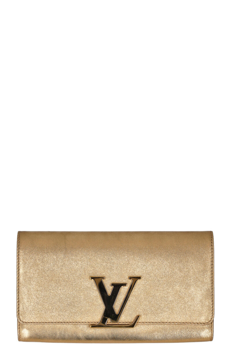 LOUIS VUITTON Louise Clutch Gold AWE - Image 11