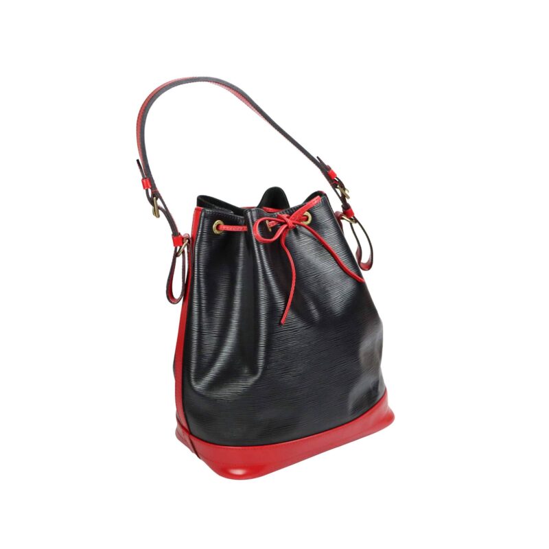 Louis Vuitton Grand Noé Bicolor Black/Red Epi AWE - Image 2