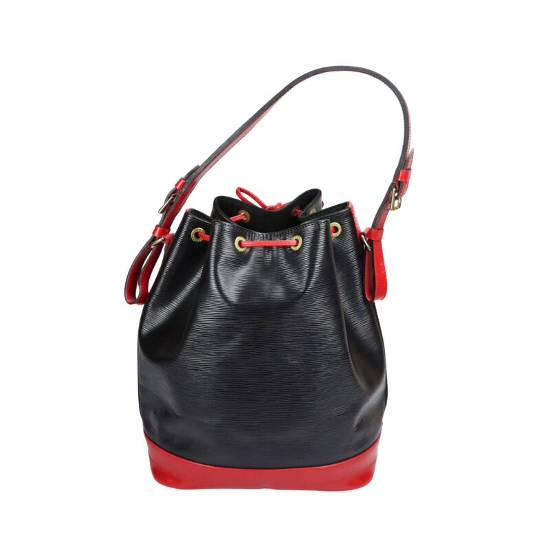 Louis Vuitton Grand Noé Bicolor Black/Red Epi AWE - Image 3