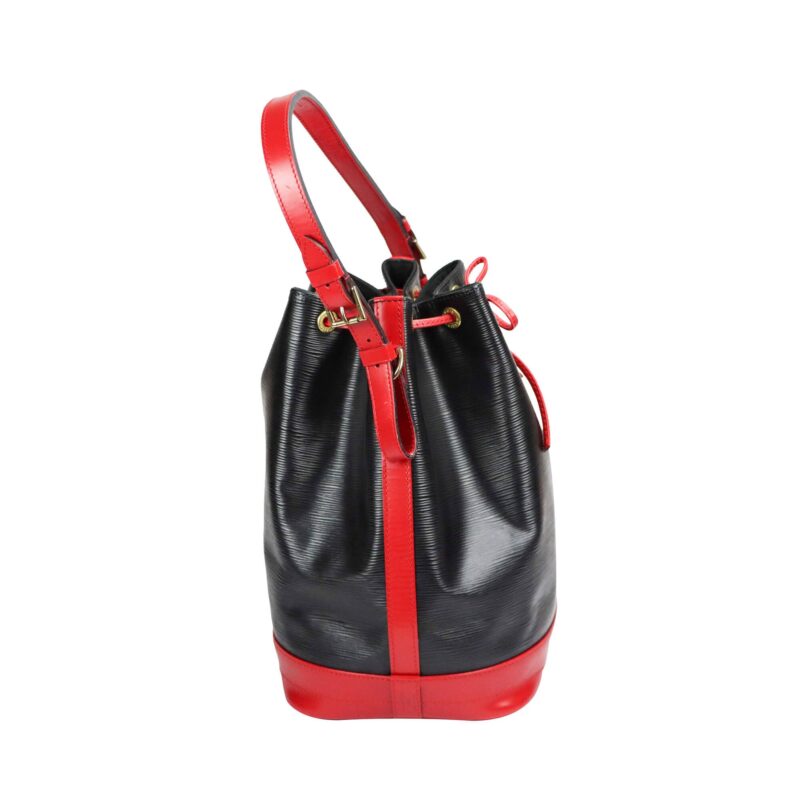 Louis Vuitton Grand Noé Bicolor Black/Red Epi AWE - Image 4
