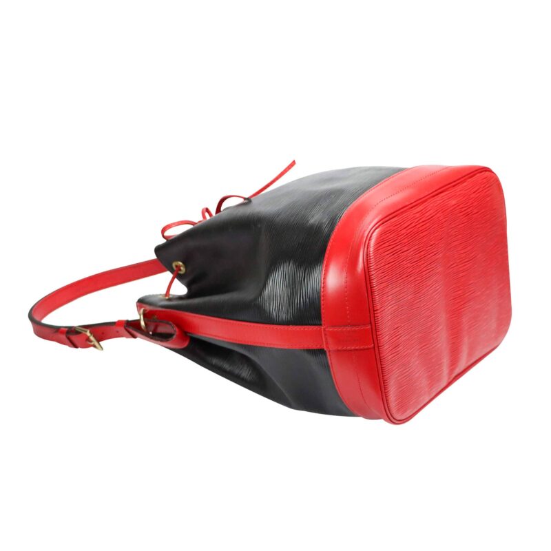 Louis Vuitton Grand Noé Bicolor Black/Red Epi AWE - Image 6
