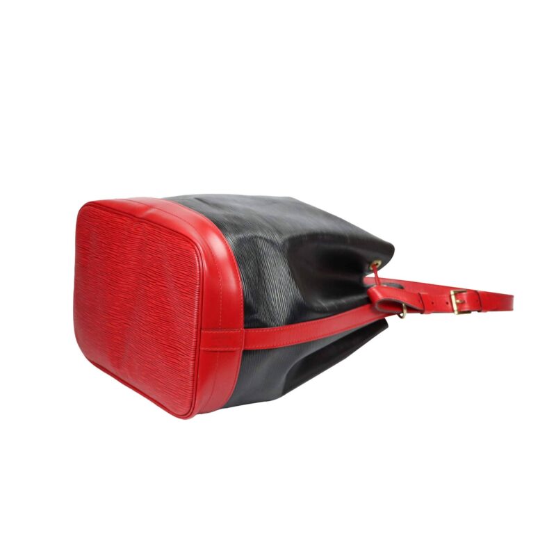 Louis Vuitton Grand Noé Bicolor Black/Red Epi AWE - Image 7