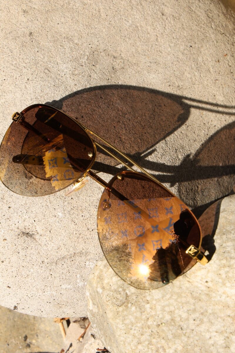 LOUIS VUITTON Clockwise Sunglasses MNG AWE - Image 3