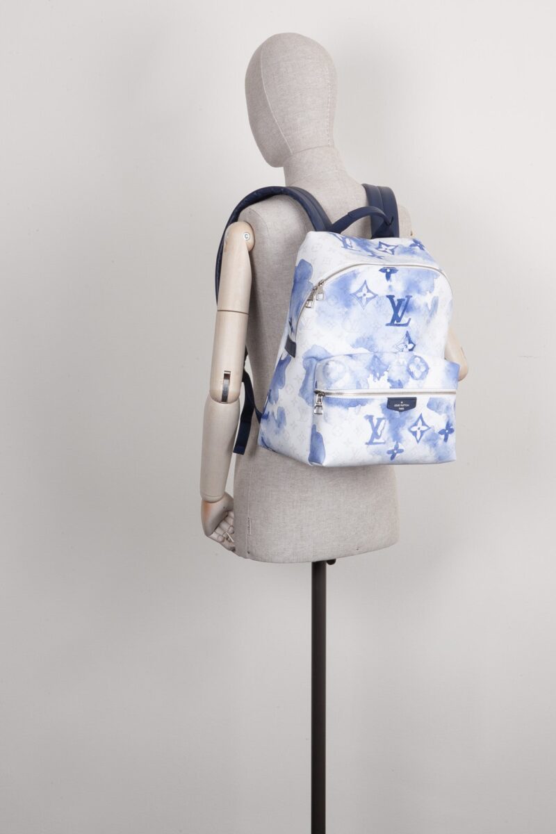 LOUIS VUITTON Discovery Backpack PM Watercolor MNG Blue AWE