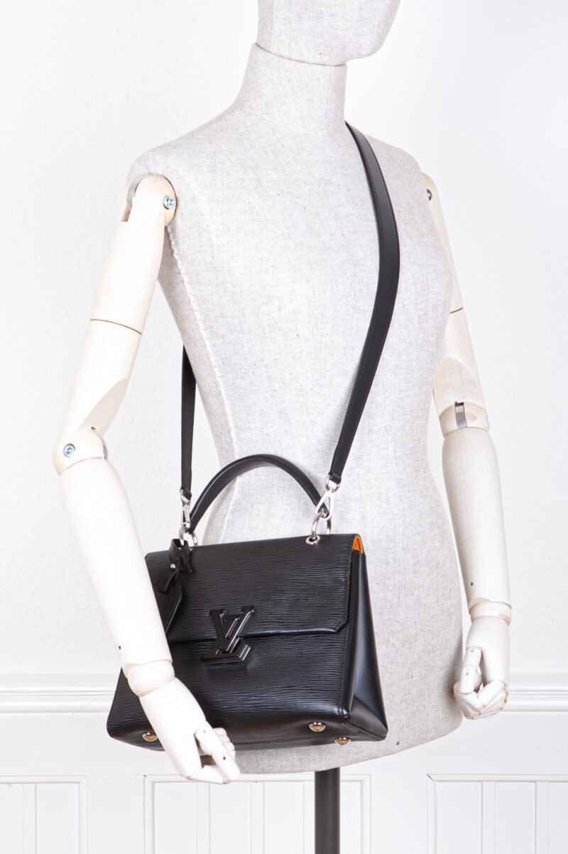 LOUIS VUITTON Grenelle PM Bag Epi Black AWE
