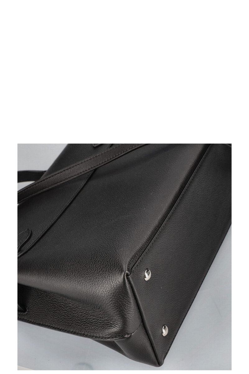 LOUIS VUITTON Lock Me Ever MM Handbag Black Leather AWE - Image 9