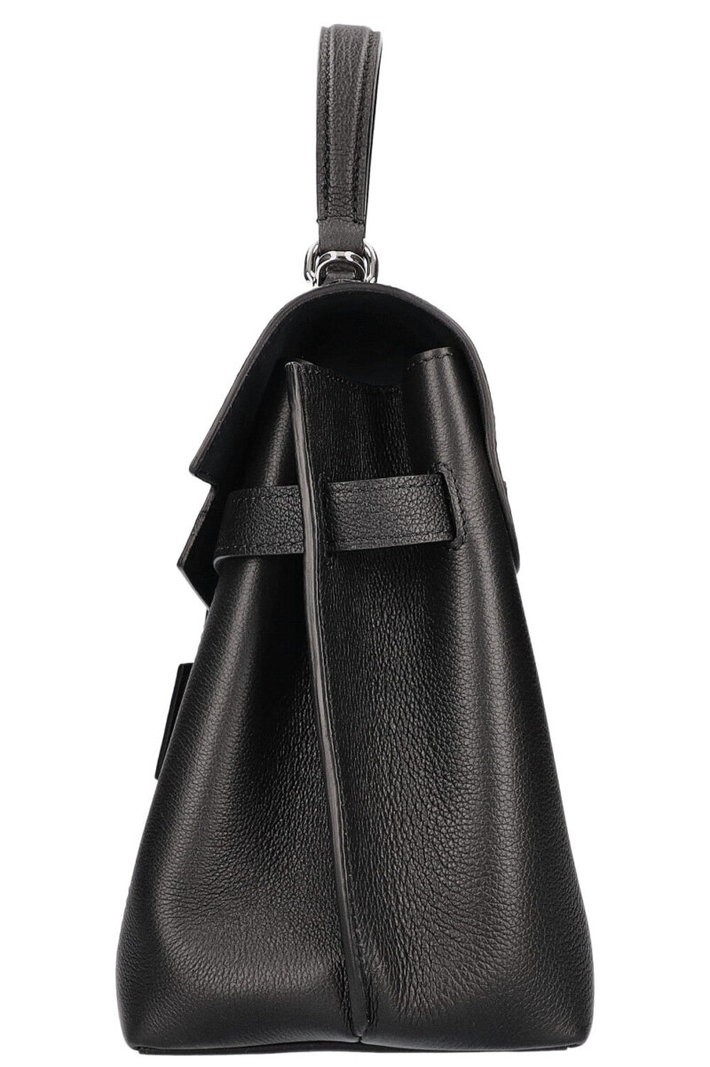 LOUIS VUITTON Lock Me Ever MM Handbag Black Leather AWE - Image 5