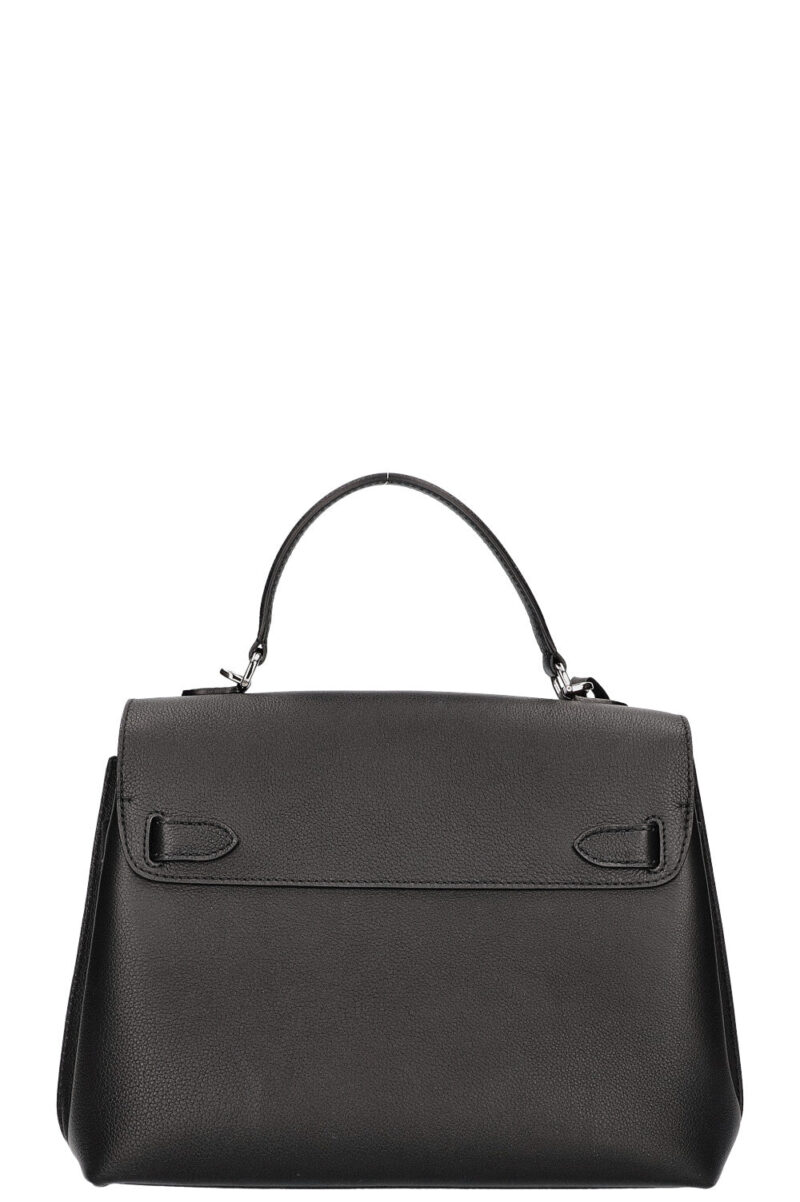 LOUIS VUITTON Lock Me Ever MM Handbag Black Leather AWE - Image 4