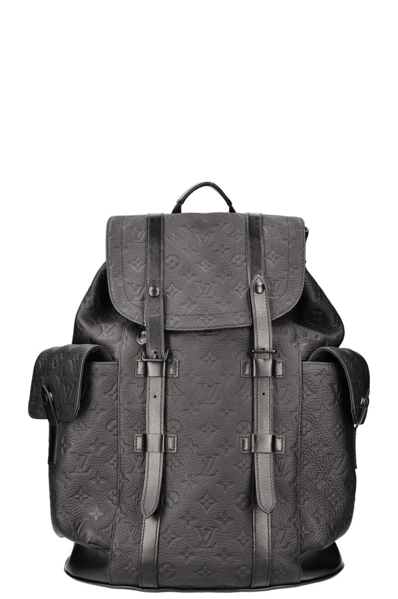 LOUIS VUITTON Christopher MM Backpack Black AWE - Image 11