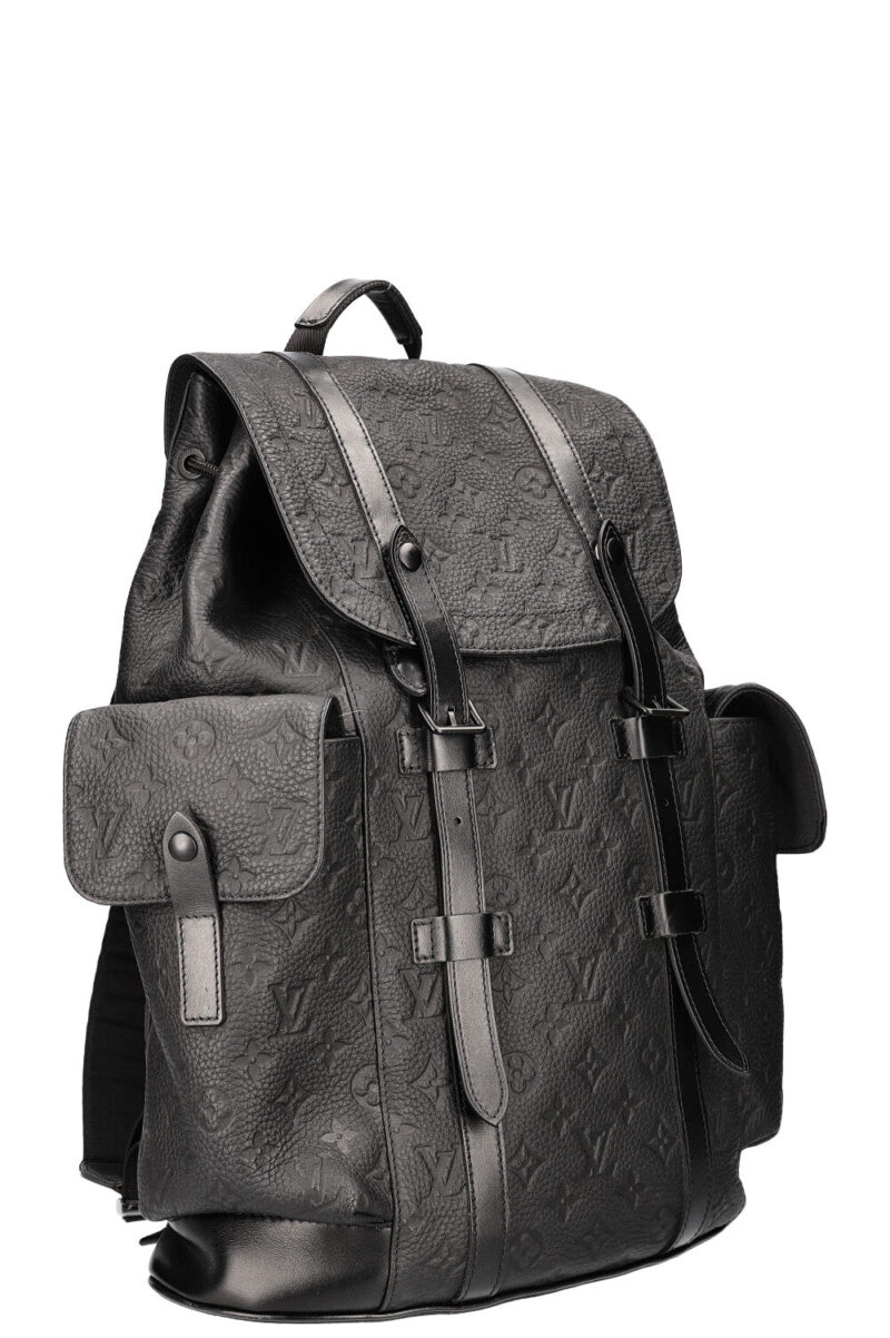 LOUIS VUITTON Christopher MM Backpack Black AWE - Image 2