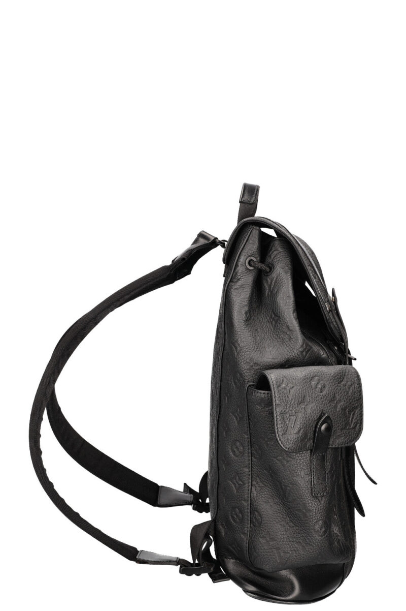 LOUIS VUITTON Christopher MM Backpack Black AWE - Image 4