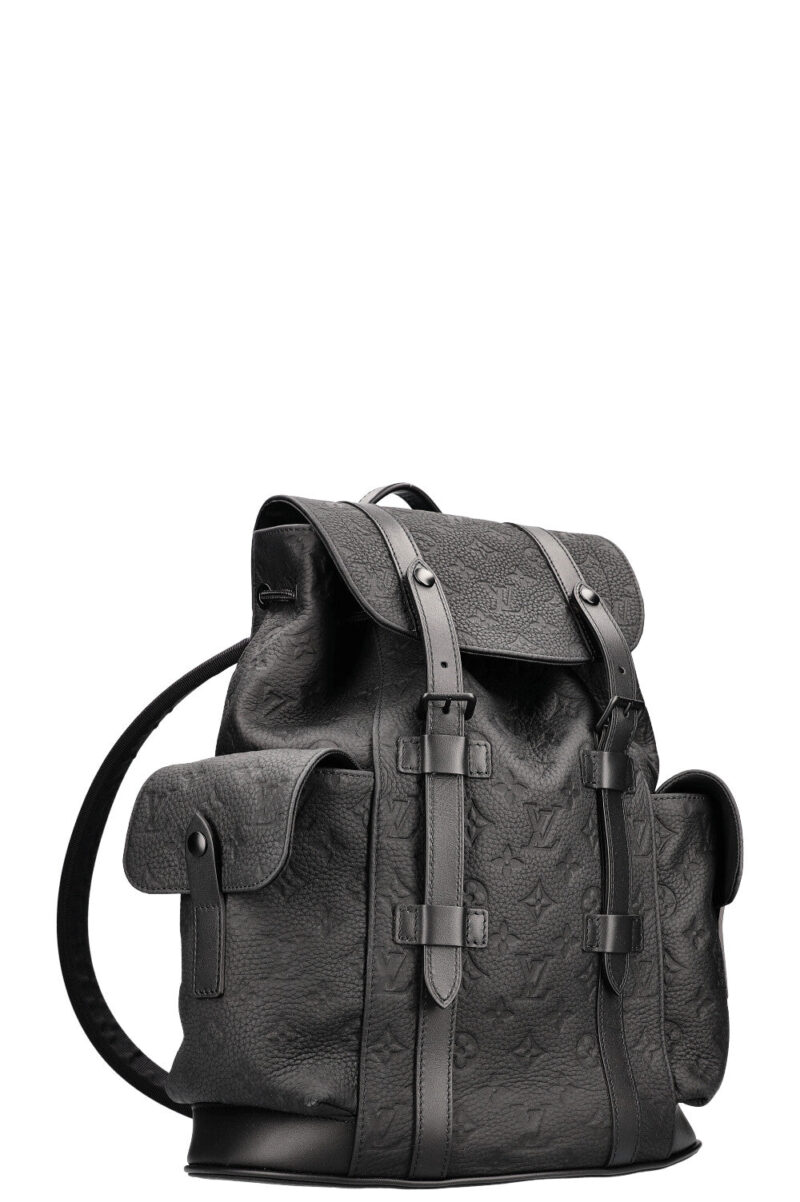 LOUIS VUITTON Christopher MM Backpack Black AWE - Image 2