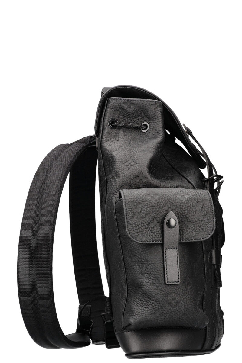 LOUIS VUITTON Christopher MM Backpack Black AWE - Image 3