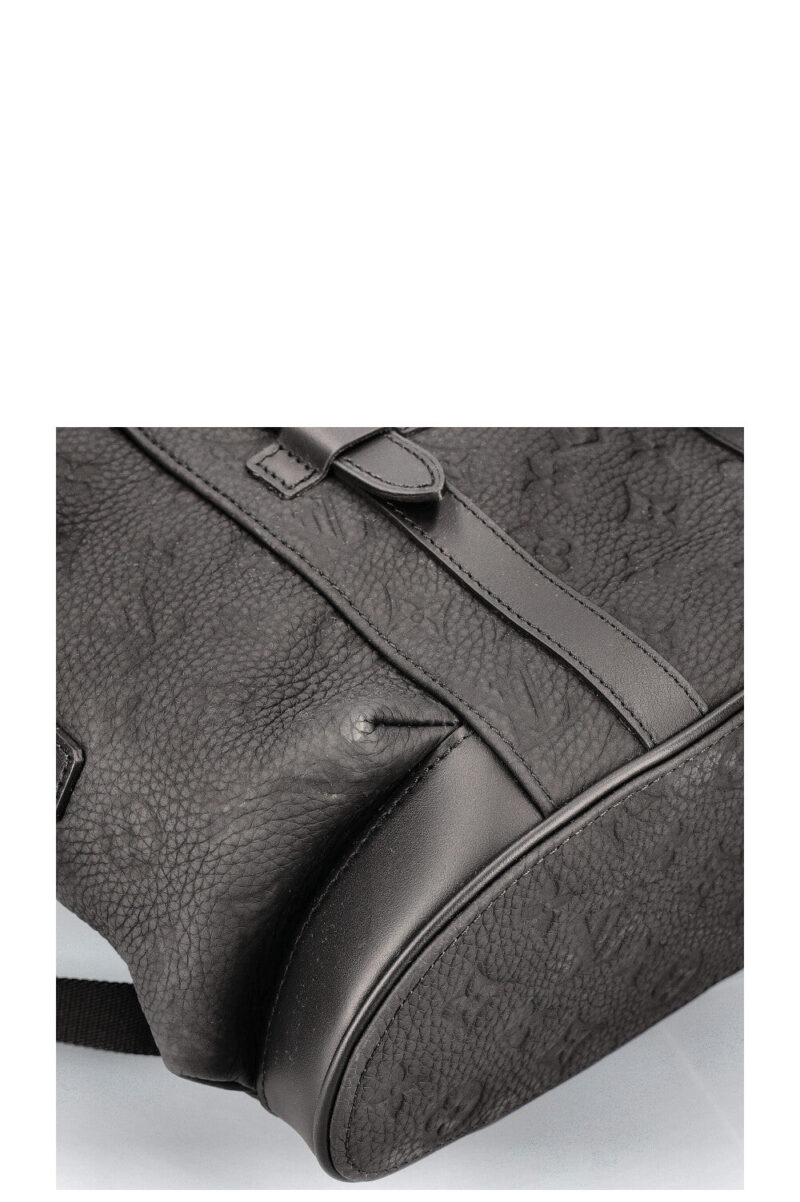 LOUIS VUITTON Christopher MM Backpack Black AWE - Image 8