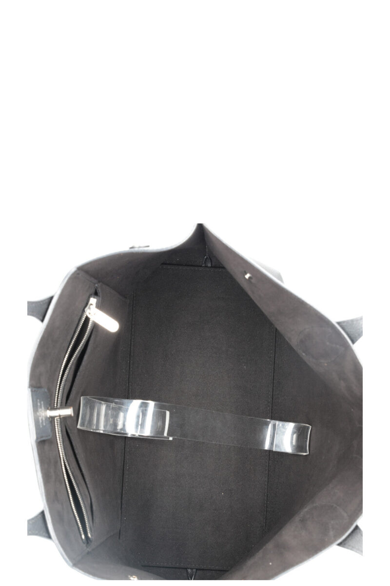 LOUIS VUITTON Lockme Go Tote Bag Leather Black AWE - Image 11