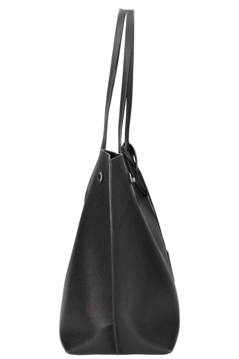 LOUIS VUITTON Lockme Go Tote Bag Leather Black AWE - Image 4
