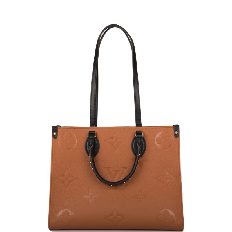 Louis Vuitton Caramel Wild At Heart Empreinte Giant Monogram OnTheGo MM AWE - Image 10