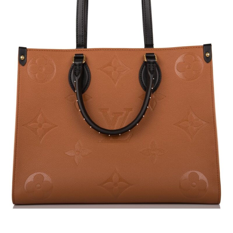 Louis Vuitton Caramel Wild At Heart Empreinte Giant Monogram OnTheGo MM AWE
