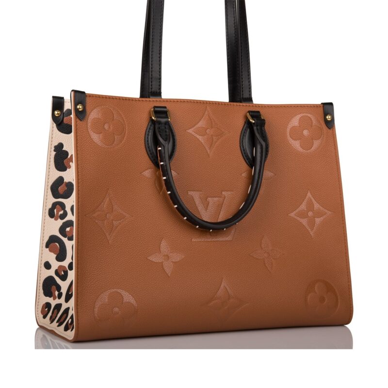 Louis Vuitton Caramel Wild At Heart Empreinte Giant Monogram OnTheGo MM AWE - Image 2