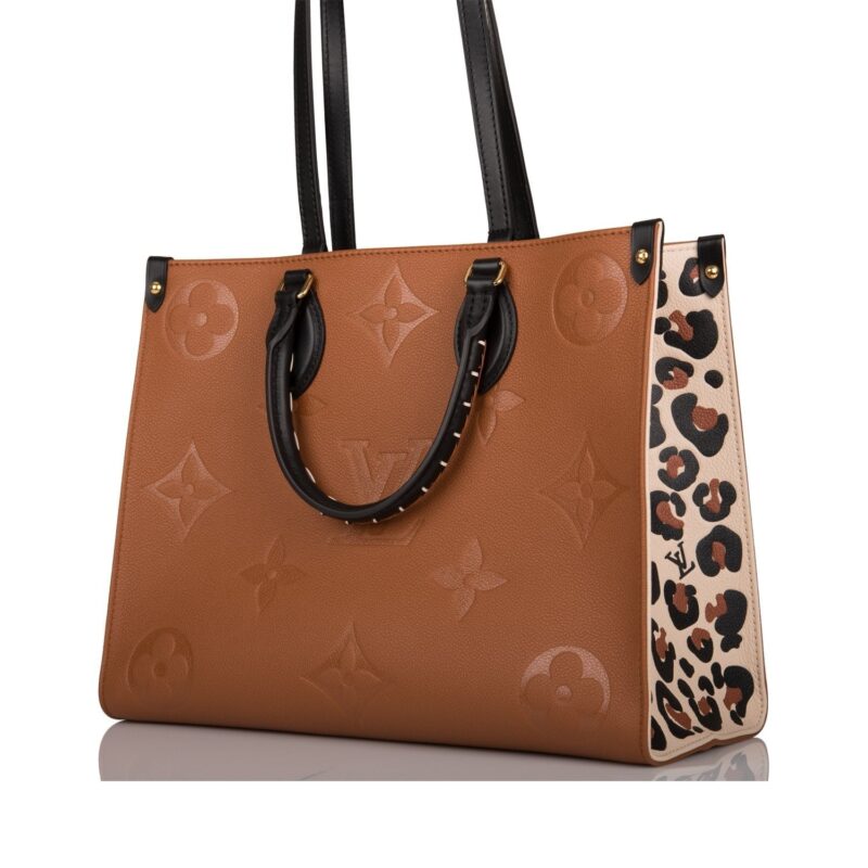 Louis Vuitton Caramel Wild At Heart Empreinte Giant Monogram OnTheGo MM AWE - Image 5