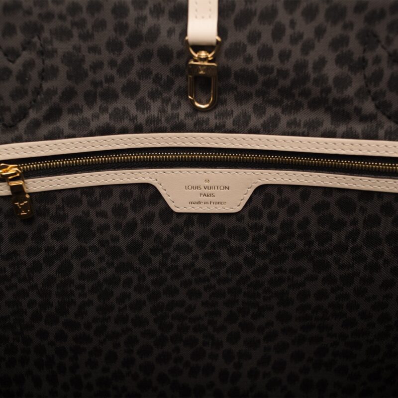 Louis Vuitton Cream Wild At Heart Giant Monogram Neverfull MM AWE - Image 8