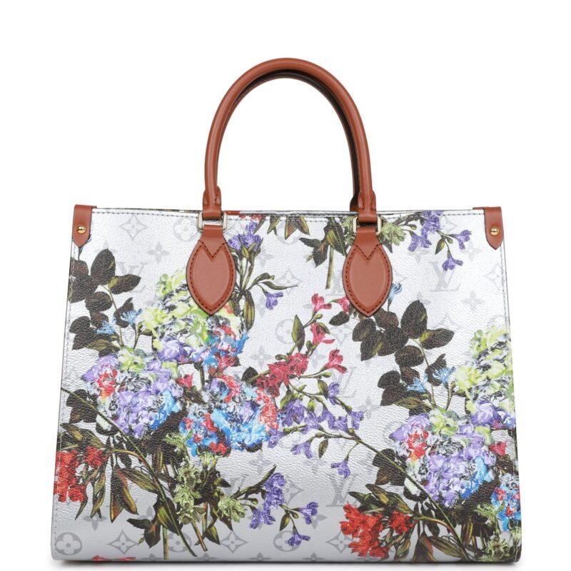 Louis Vuitton LV Garden Metallic Monogram OnTheGo MM AWE - Image 10
