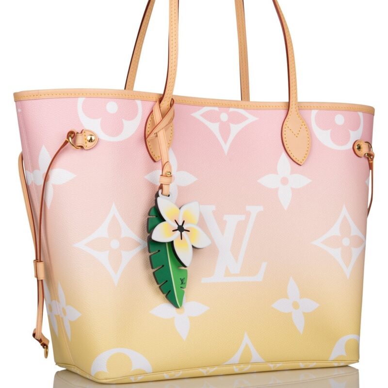 Louis Vuitton Light Pink By The Pool Giant Monogram Neverfull MM AWE - Image 2