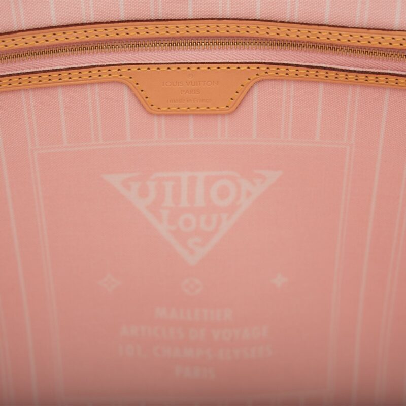 Louis Vuitton Light Pink By The Pool Giant Monogram Neverfull MM AWE - Image 8
