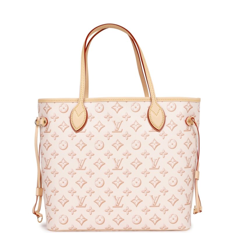Louis Vuitton Fall For You Beige Clair Monogram Neverfull MM AWE - Image 3