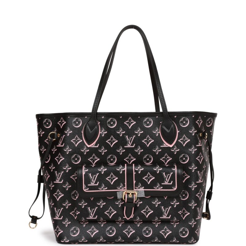 Louis Vuitton Fall For You Black Monogram Neverfull MM AWE - Image 10