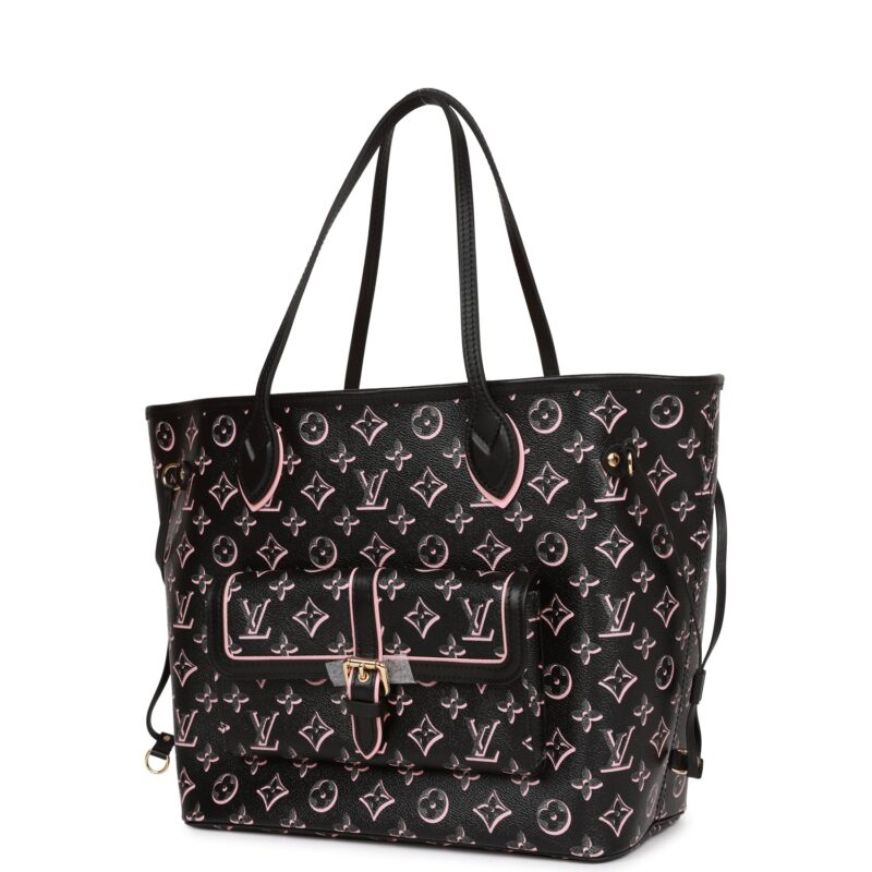 Louis Vuitton Fall For You Black Monogram Neverfull MM AWE - Image 4