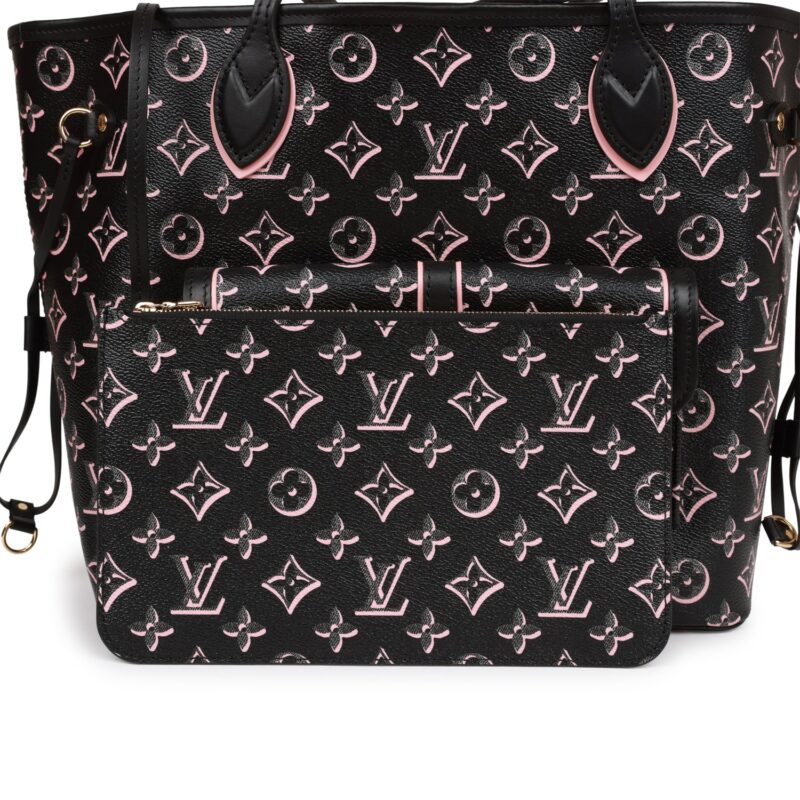 Louis Vuitton Fall For You Black Monogram Neverfull MM AWE - Image 6