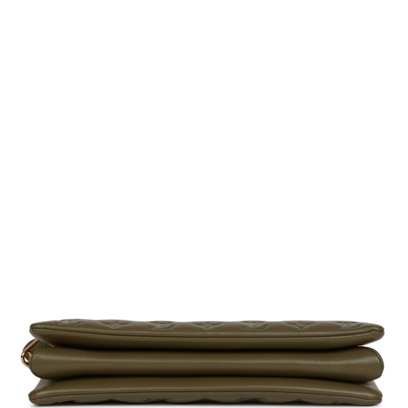 Louis Vuitton Coussin MM Khaki Green Lambskin Gold Hardware AWE - Image 7