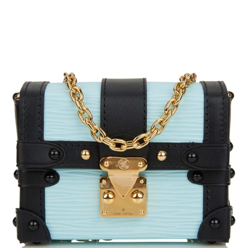 Louis Vuitton Light Blue Epi Mini Essential Trunk Bag AWE - Image 9