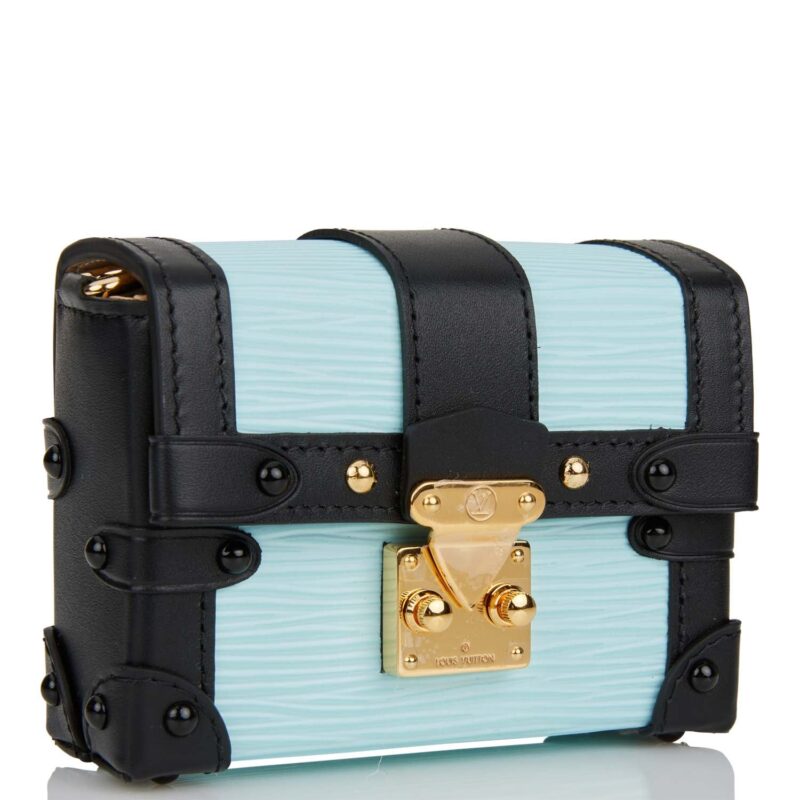 Louis Vuitton Light Blue Epi Mini Essential Trunk Bag AWE