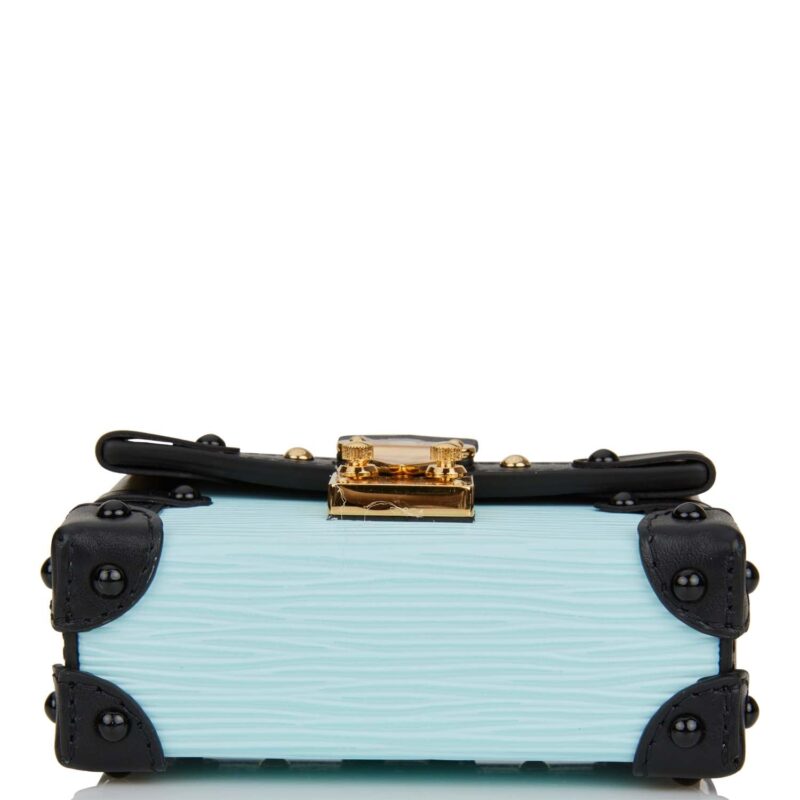 Louis Vuitton Light Blue Epi Mini Essential Trunk Bag AWE - Image 4