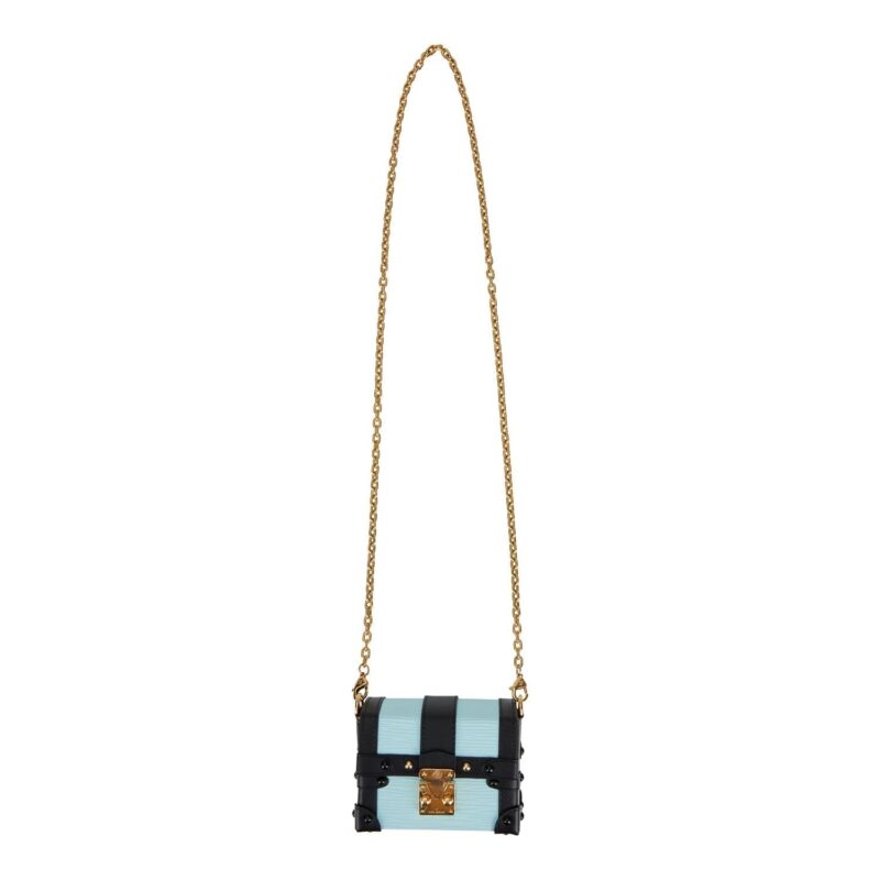 Louis Vuitton Light Blue Epi Mini Essential Trunk Bag AWE - Image 5