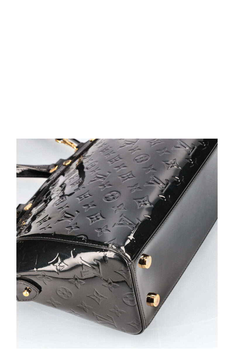 LOUIS VUITTON Brea Bag MM Vernis Black AWE - Image 9
