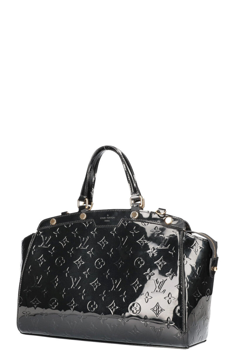 LOUIS VUITTON Brea Bag MM Vernis Black AWE - Image 6