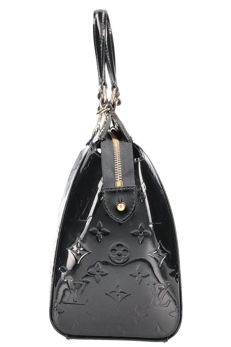 LOUIS VUITTON Brea Bag MM Vernis Black AWE - Image 5