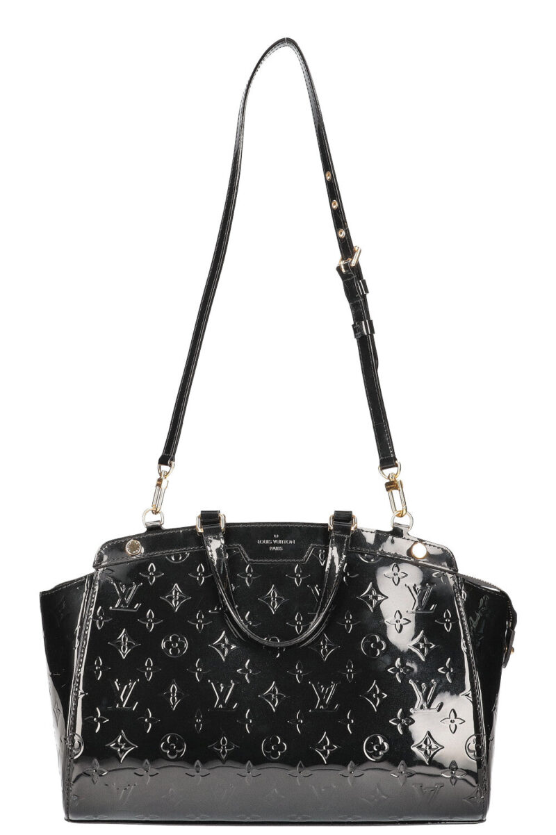LOUIS VUITTON Brea Bag MM Vernis Black AWE - Image 12