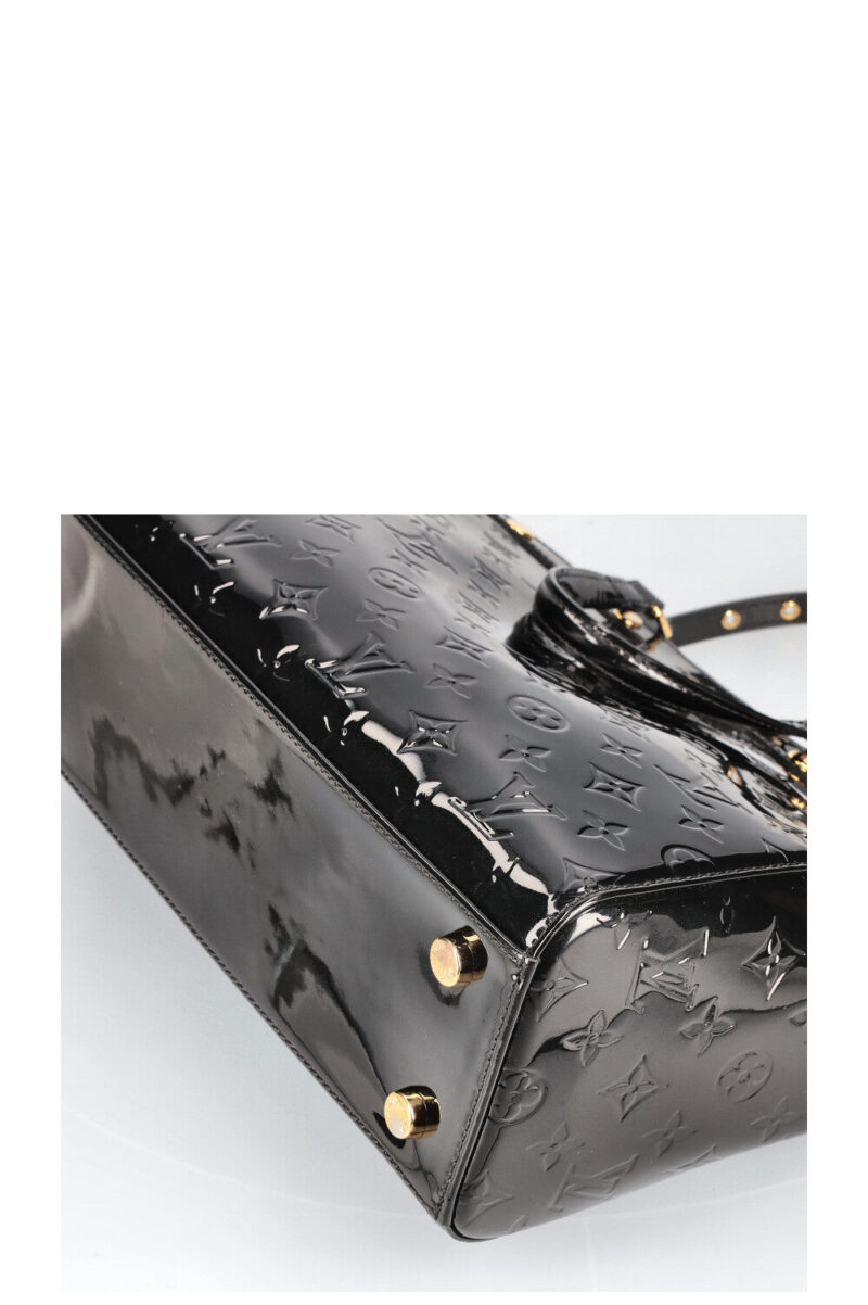 LOUIS VUITTON Brea Bag MM Vernis Black AWE - Image 7