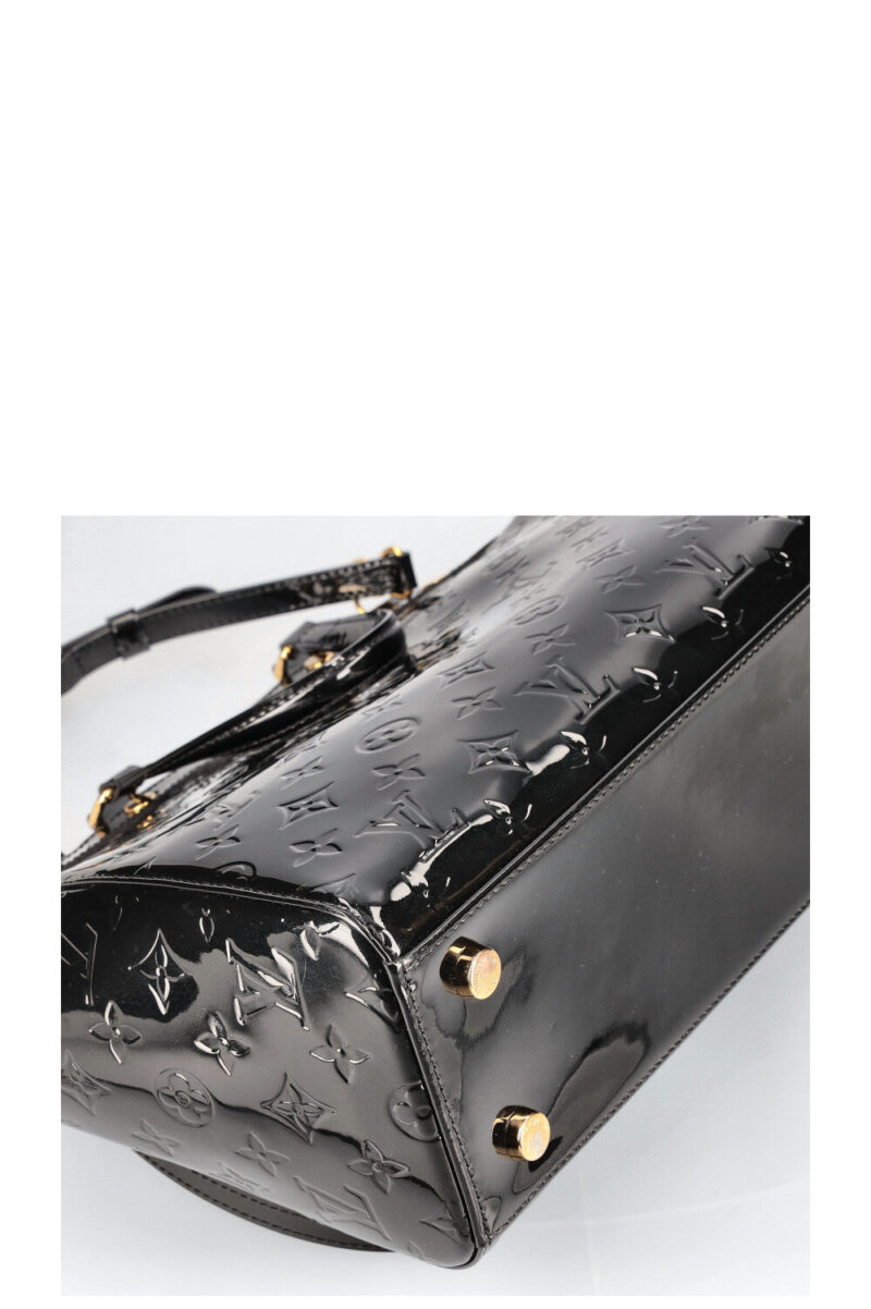 LOUIS VUITTON Brea Bag MM Vernis Black AWE - Image 8