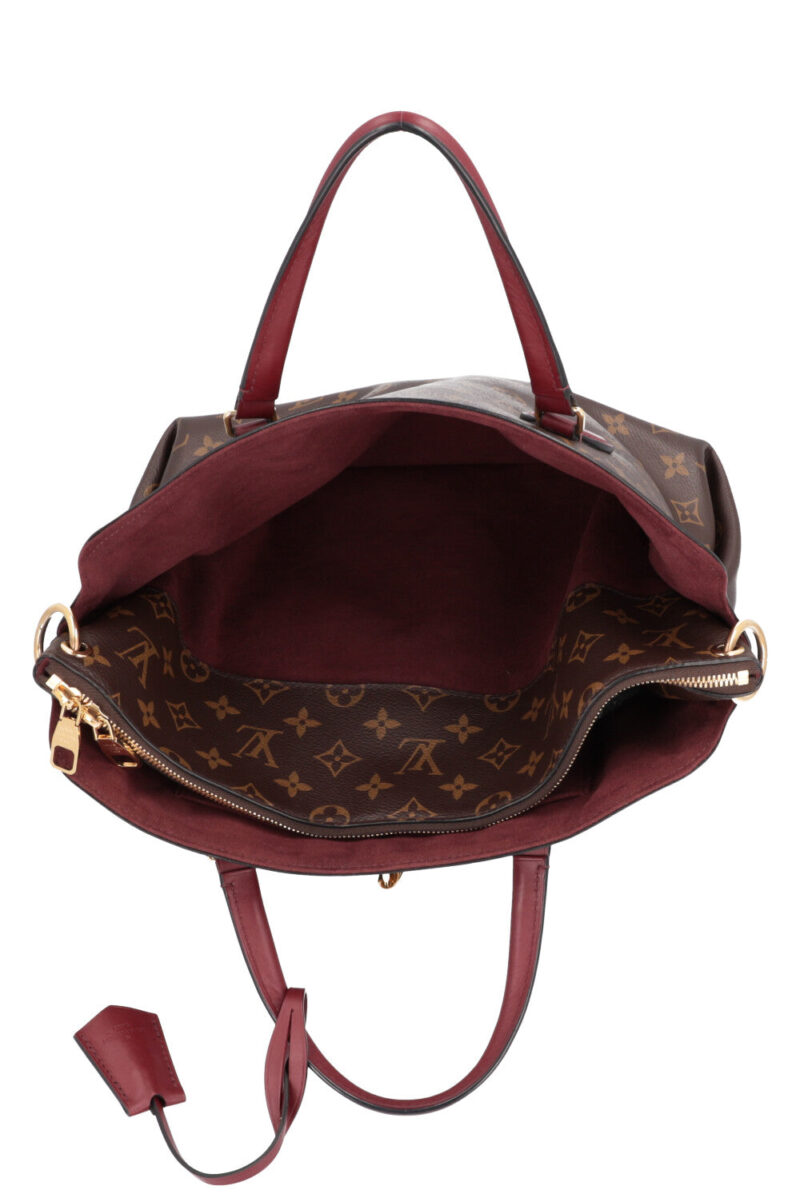 LOUIS VUITTON Flower Zipped Tote MM Bag MNG AWE - Image 9