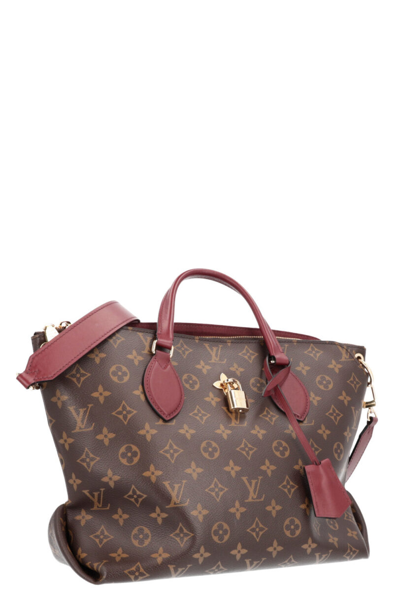LOUIS VUITTON Flower Zipped Tote MM Bag MNG AWE - Image 2