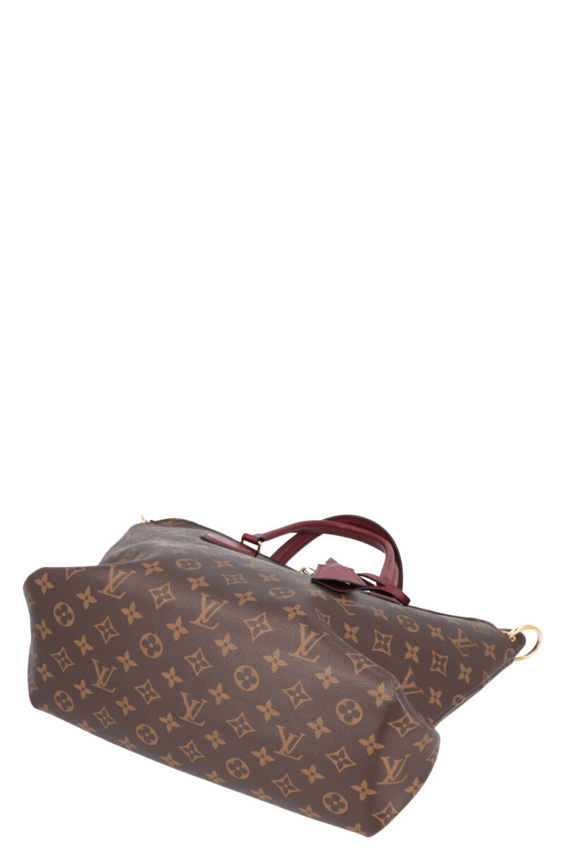LOUIS VUITTON Flower Zipped Tote MM Bag MNG AWE - Image 4