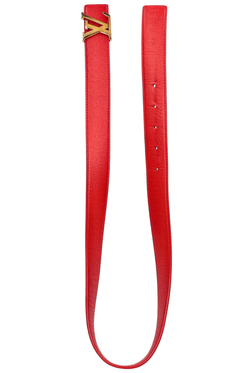 LOUIS VUITTON Initiales Reversible Belt MNG Red AWE - Image 3