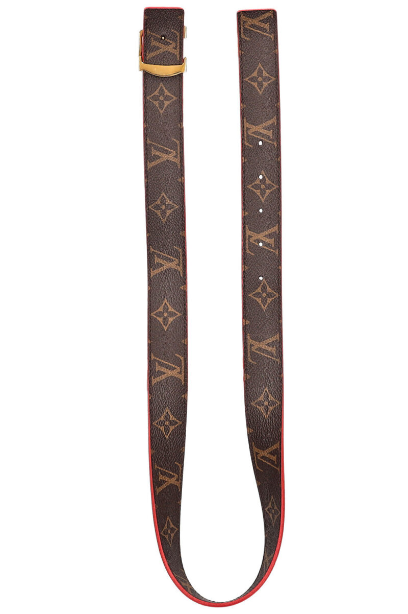LOUIS VUITTON Initiales Reversible Belt MNG Red AWE - Image 2